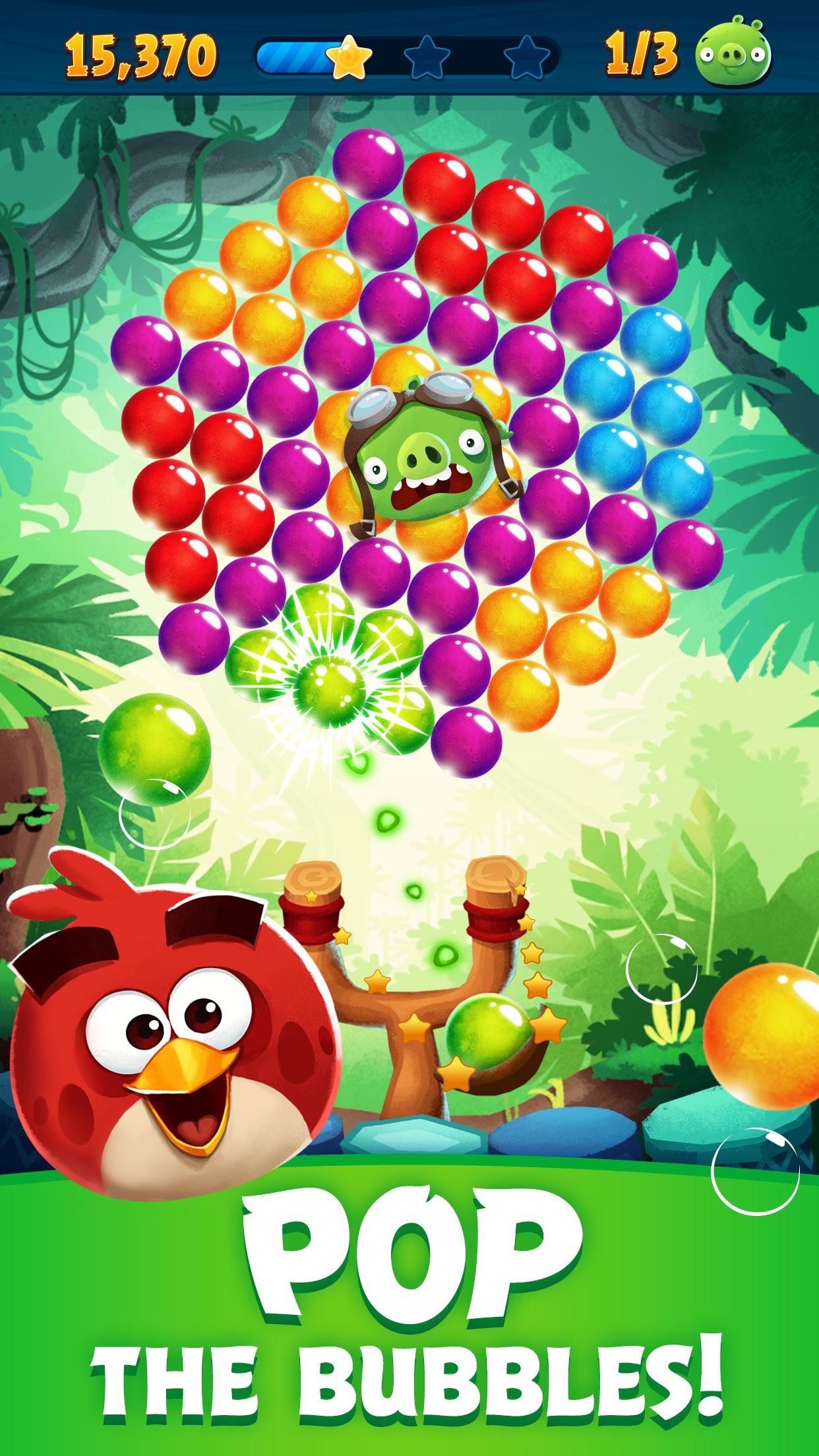 Angry Birds POP Bubble Shooter mod apk